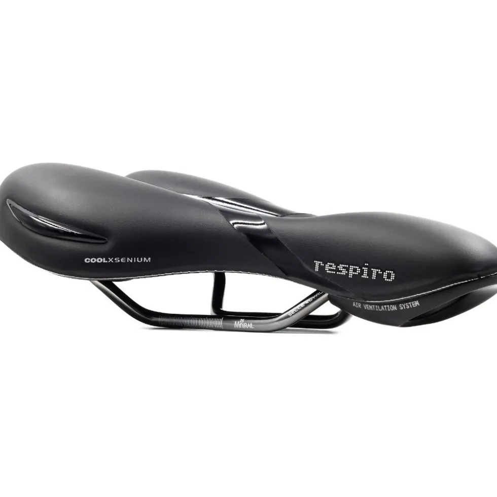 Selle Royal Respiro Stracciatella Zadel - Moderate | Zwart