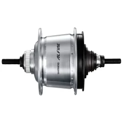 Naafversnellingen < Shimano Alfine SG-S7001-8 Internal Gear Hub - Centerlock - 10x135mm - 8-Speed - silver
