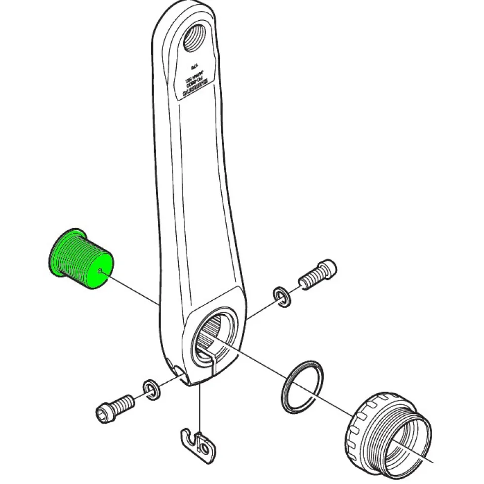 Shimano Crank-Schroef voor Ultegra / 105 / Tiagra - Y1P417000