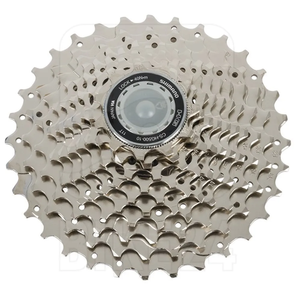 Shimano CS-HG500-10 Cassette 10-Voudig - zilver