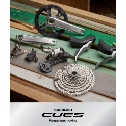 E-Bike Aandrijving|Cassettes < Shimano CS-LG400 Cassette - LinkGlide | 10-voudig | Polished Silver Edition
