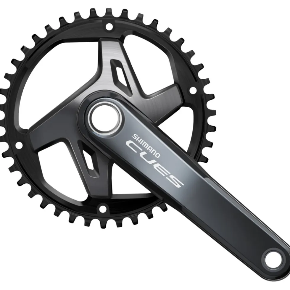 Shimano CUES FC-U8000-1 Crankset - Hollowtech II | 9/10/11-voudig - zonder Kettingbeschermer