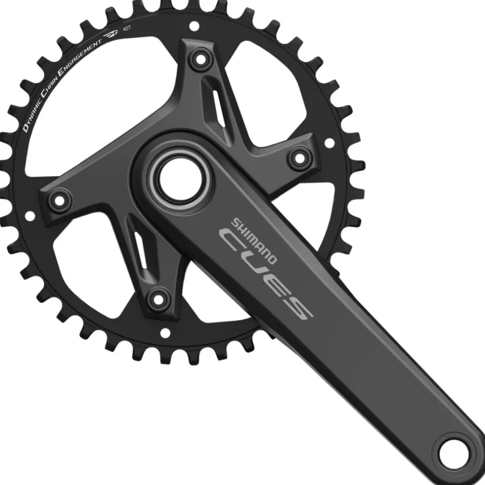 Shimano CUES FC-U6030-1 Crankset - 9/10/11-voudig