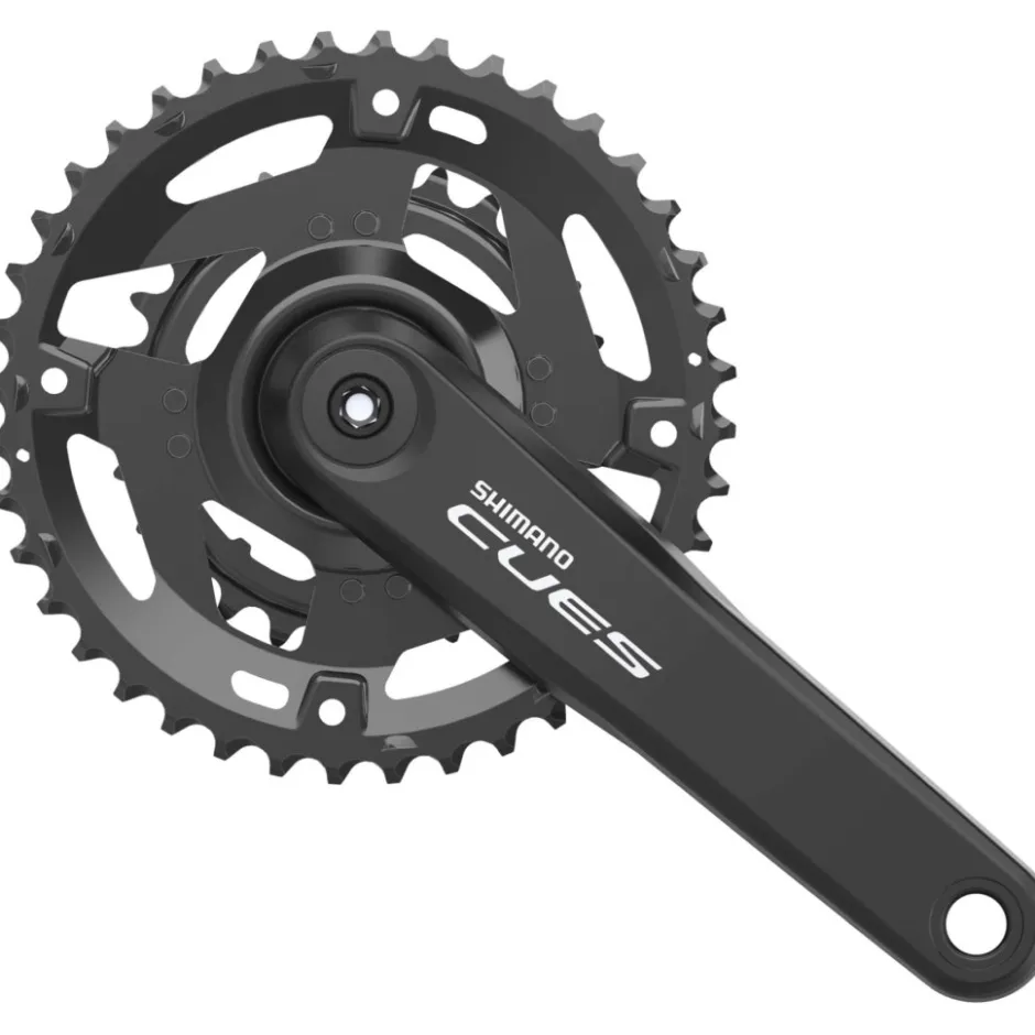 Crankstellen < Shimano CUES FC-U4010-2 Crankset - 9/10/11-voudig - zonder Kettingbeschermer