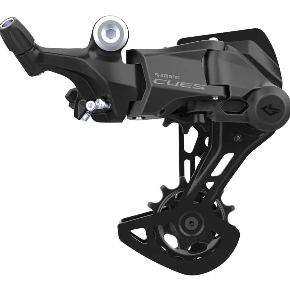 Derailleurs < Shimano CUES RD-U4000 Achterderailleur - Shadow RD | 1x9-voudig | middellang (GS)