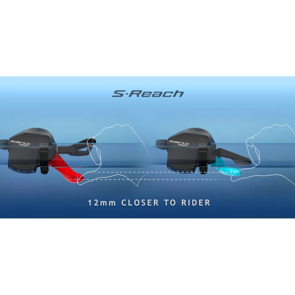 Shifters < Shimano CUES SL-U6050 Schakelhendel - Rapidfire Plus | OGD - 11-voudig | rechts (11R)