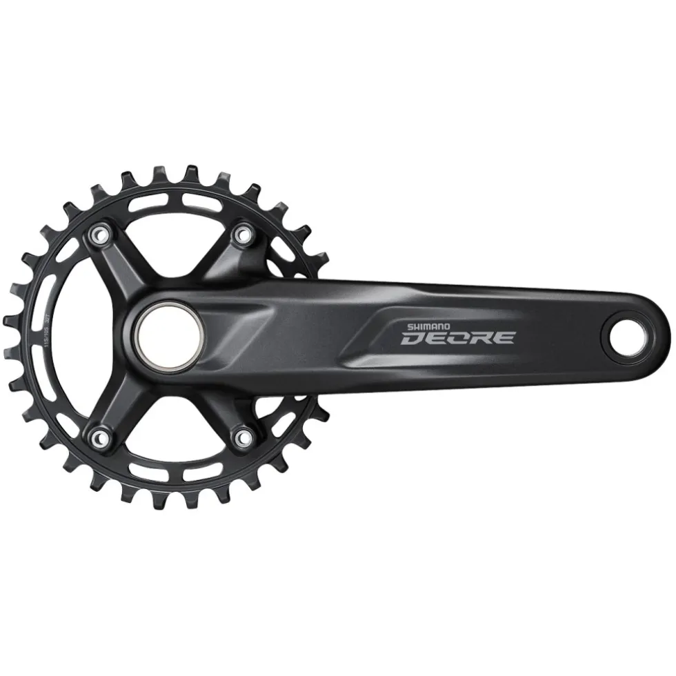 Shimano Deore FC-M5100-1 Crankset 1x10/11-Voudig - zwart