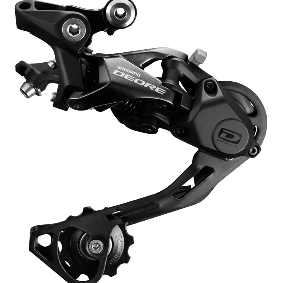 Derailleurs < Shimano Deore XT Deore RD-M6000 Achterderailleur - Shadow RD+ | 10-voudig | middellang (GS) - black