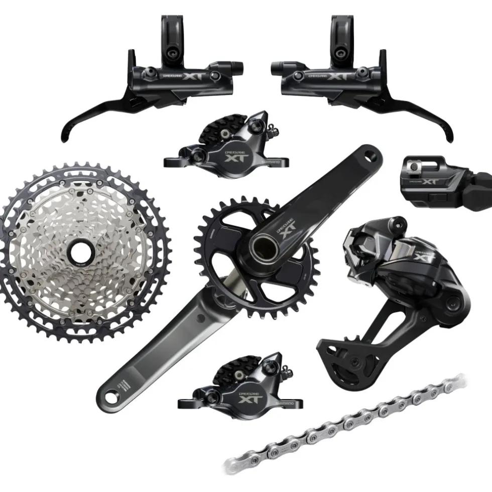 Shimano Deore XT M8200/M8250 Schakelgroep - Di2 | 1x12-voudig | XC (met BR-M8200 / RD-M8250-SGS)