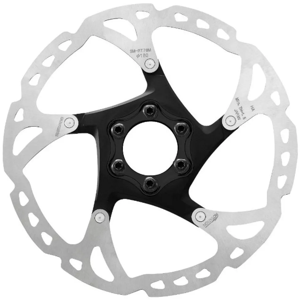 Shimano Deore XT SM-RT76-SKC remschijf - 6-gaats