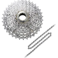 Shimano Deore XT 9-speed slijtageset - CS-M770 cassette + CN-HG93 ketting