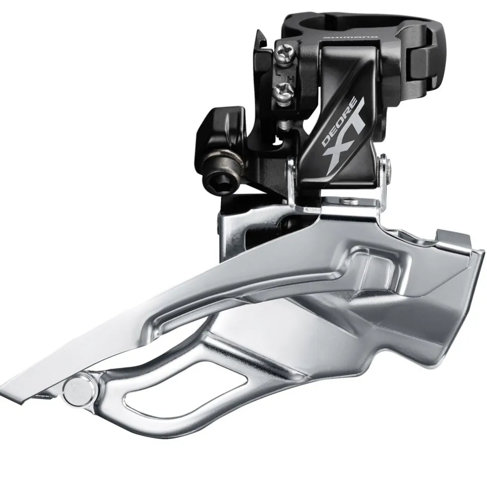 Shimano Deore XT Trekking FD-T8000-H Down-Swing Front Derailleur 3x10-speed - High Clamp - zwart