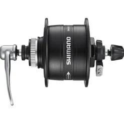 Shimano DH-3D37-QR Hub Dynamo - Centerlock - 9x100mm QR - black