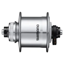 Naven En Freewheel < Shimano DH-UR700-3D Hub Dynamo - Centerlock - QR - silver