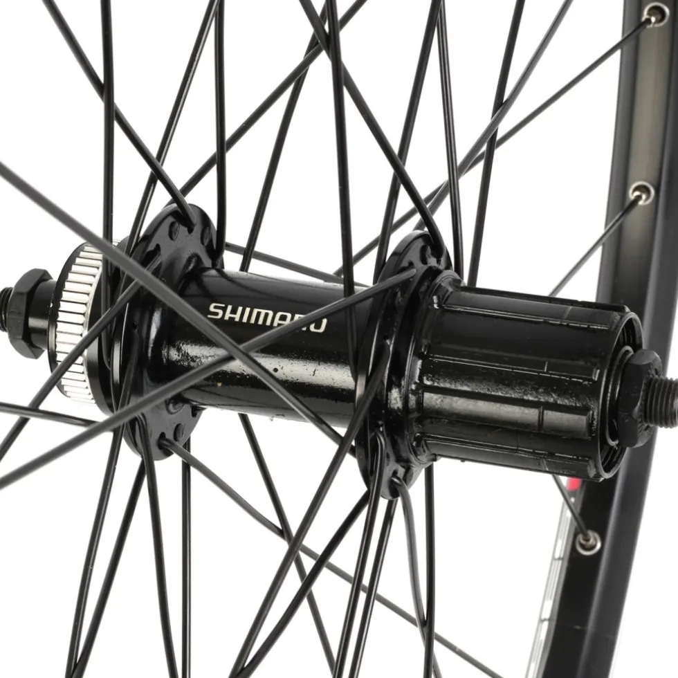 Shimano | DT Swiss - FH-QC400 | 535 Achterwiel - 26" | Clincher | Centerlock - 10x135mm QR - HG