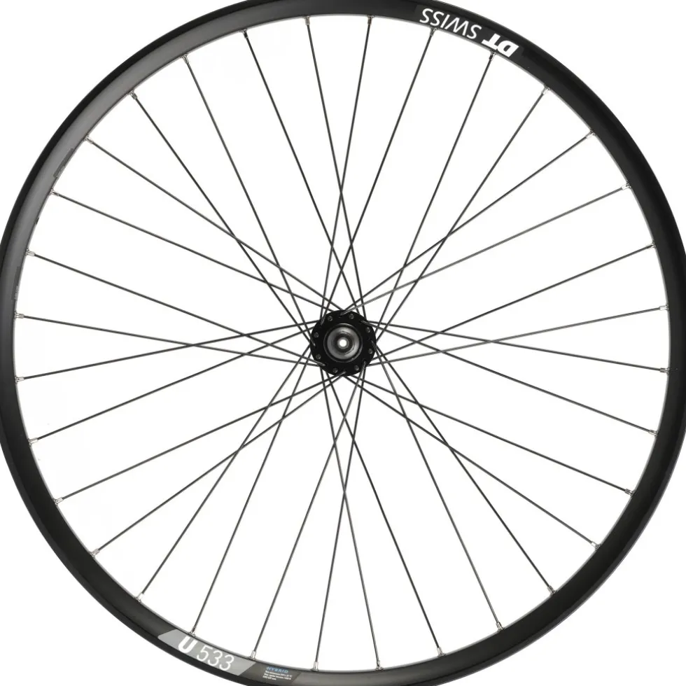 Shimano | DT Swiss - HB-QC400 | U 533 Voorwiel - 26" | Clincher | Centerlock - 9x100mm QR