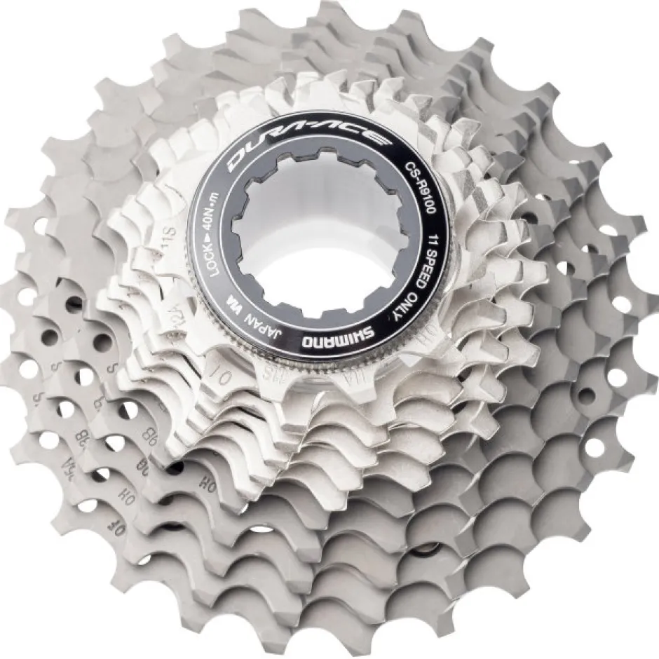 Cassettes < Shimano Dura Ace CS-R9100 Cassette 11-Voudig - zilver