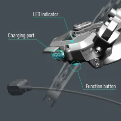Shimano Dura Ace Di2 RD-R9250 achterderailleur - 12-speed - black