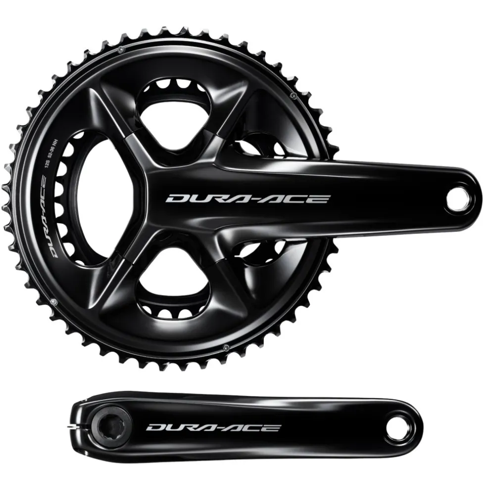 Shimano Dura Ace FC-R9200 Crankset - 2x12-Voudig - zwart