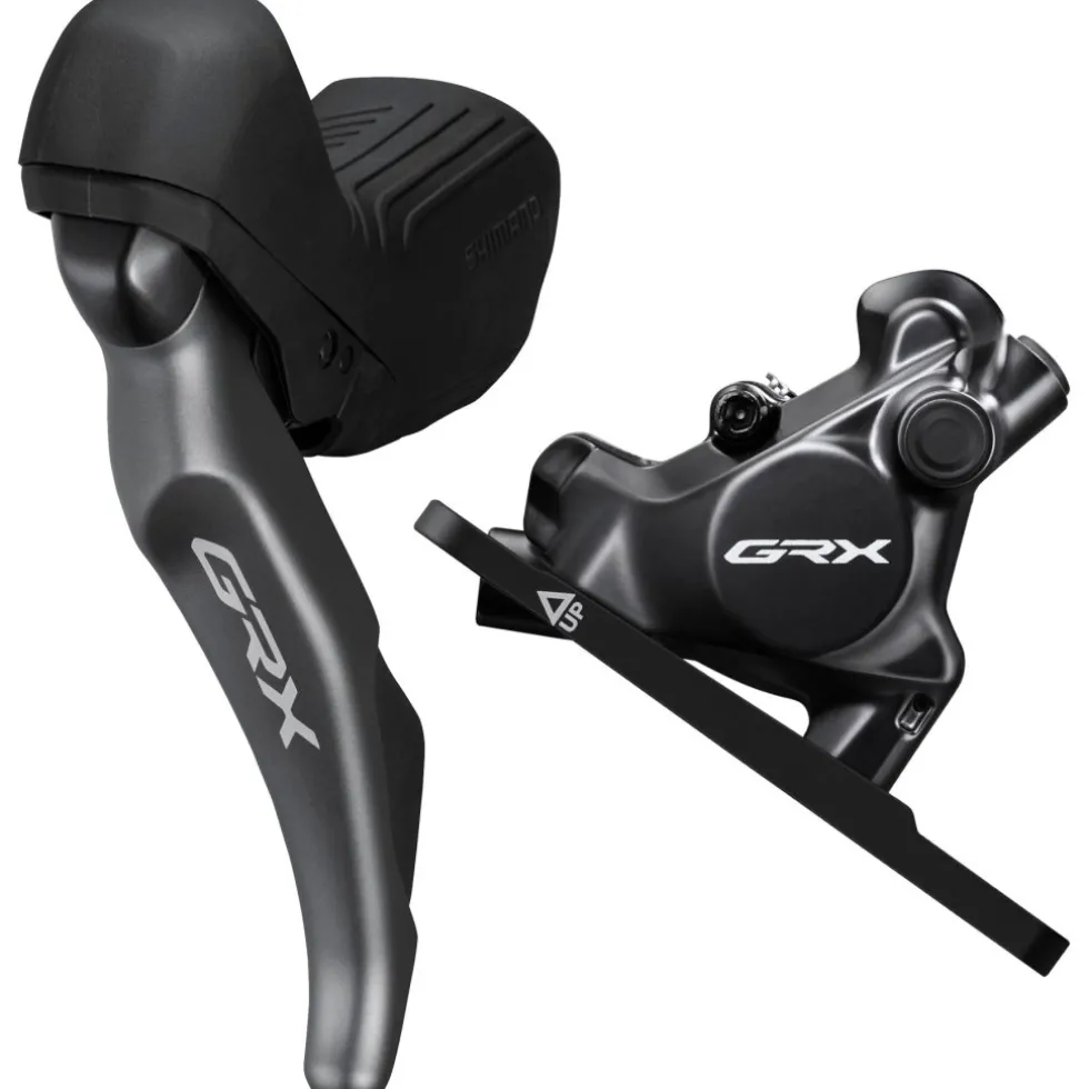 Shimano GRX ST-RX820 + BR-RX820 Schijfrem - STI | Hydraulisch | Flat Mount | 2x12-voudig - links | vooraan - Speciale Aanbieding