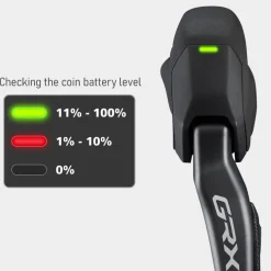 Shimano GRX ST-RX825 Rem-/Schakelhendel - Di2 | STI | 2x12-voudig - links (L)