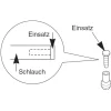 Shimano Inzetpin voor SM-BH59 Remleiding | 1 Stuk