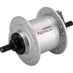 Shimano Nexus DH-C3000-1N Hub Dynamo - Rim Brake - 9x100mm Nut Type - silver