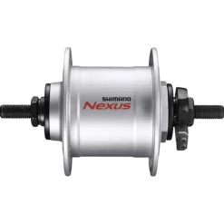 Shimano Nexus DH-C3000-1N Hub Dynamo - Rim Brake - 9x100mm Nut Type - silver