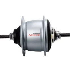 Naafversnellingen < Shimano Nexus SG-C6001-8R Internal Gear Hub - Roller Brake - 10x1mm Nut Type - 8-Speed - silver