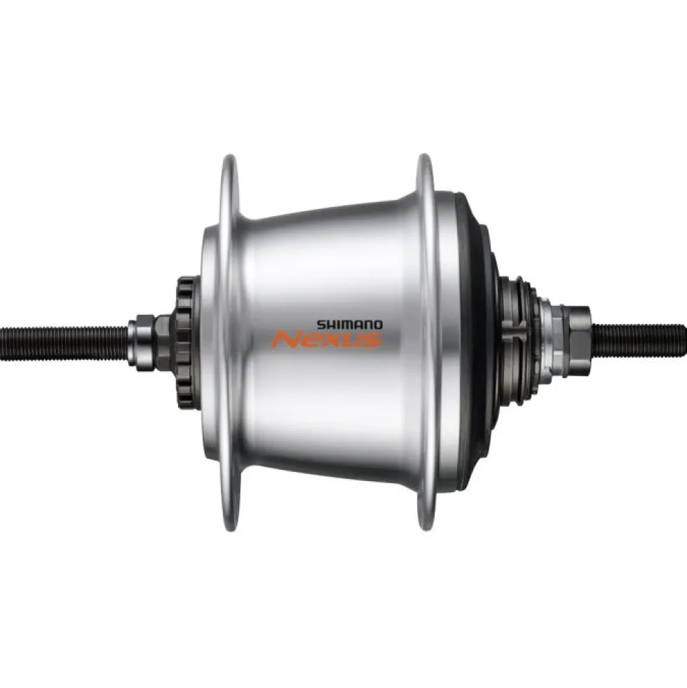 Shimano Nexus SG-C3001-7R Internal Gear Hub - Roller Brake - 10x130mm Nut Type - 7-Speed - silver