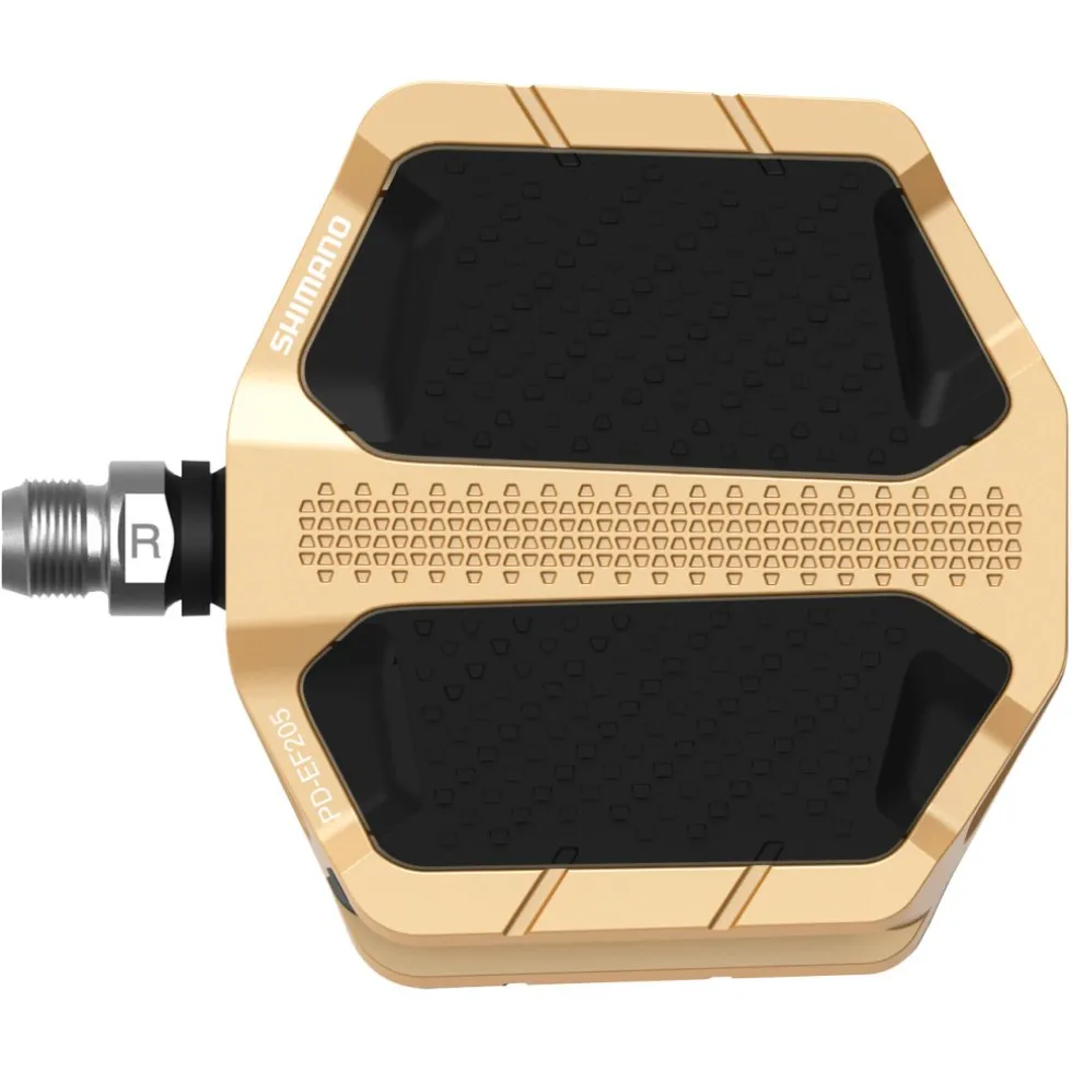 Shimano PD-EF205 Flat Pedalen - gold