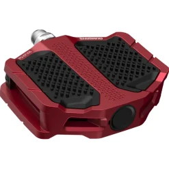 Platformpedalen < Shimano PD-EF205 Flat Pedalen - red