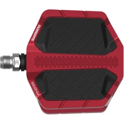 Platformpedalen < Shimano PD-EF205 Flat Pedalen - red