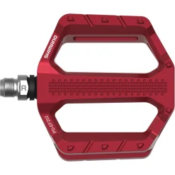 Platformpedalen < Shimano PD-EF202 Flat Pedal - red
