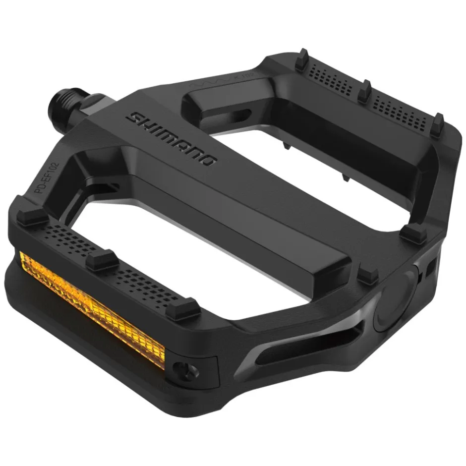 Platformpedalen < Shimano PD-EF102 Flat Pedals - black