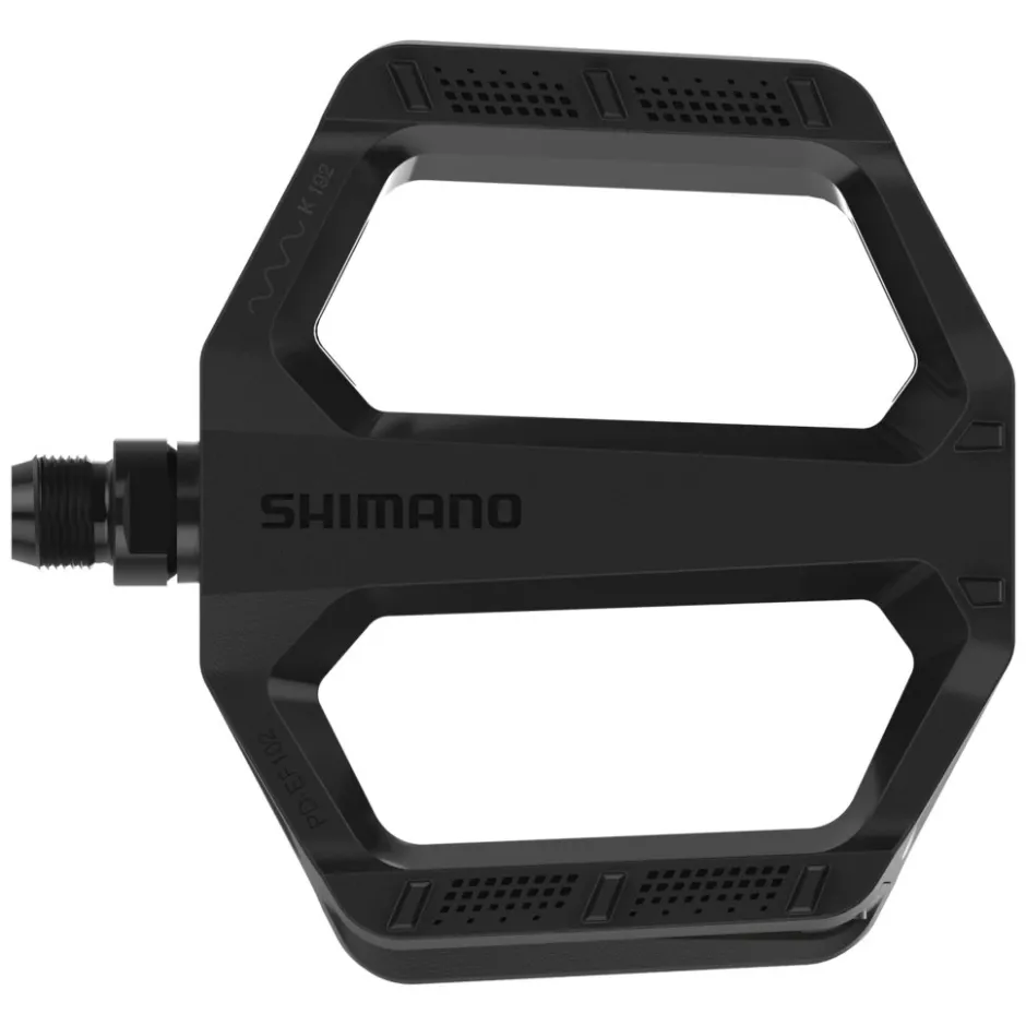 Platformpedalen < Shimano PD-EF102 Flat Pedals - black