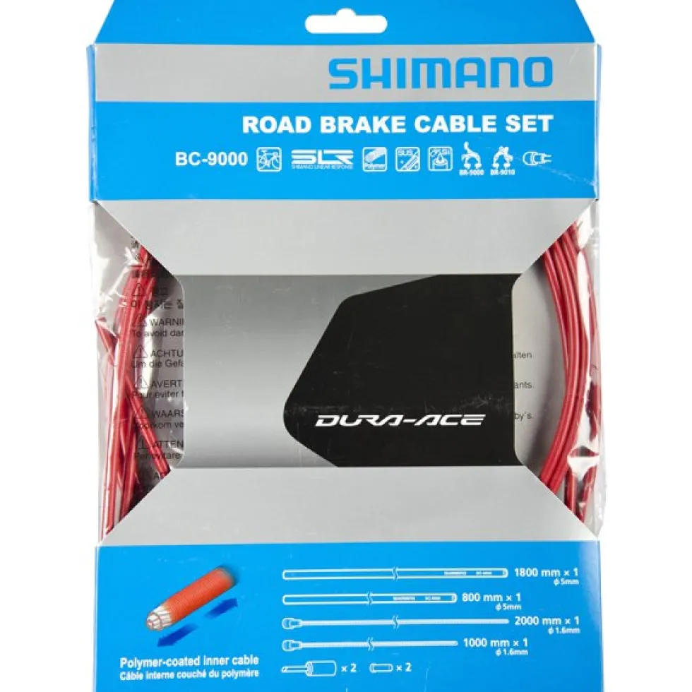 Shimano Remkabelset - Road | Roestvrij Staal | met Polymeer Coating