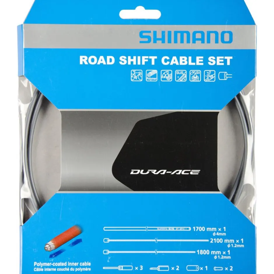 Bowdenkabels En Buitenkabels < Shimano Schakelkabelset - Road | Roestvrij Staal | met Polymeer Coating