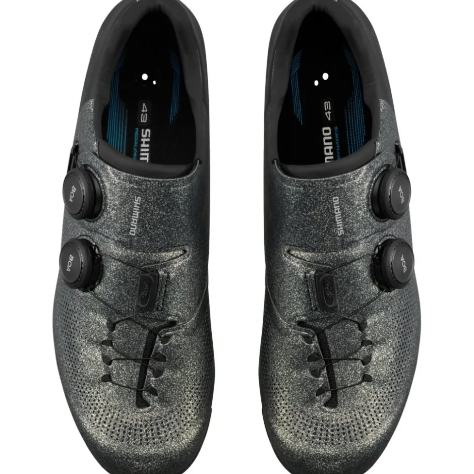 Wielrenschoenen|Wielrenschoenen < Shimano SH-RC703 Heren Racefietsschoenen - Limited Edition - Gray Splatter