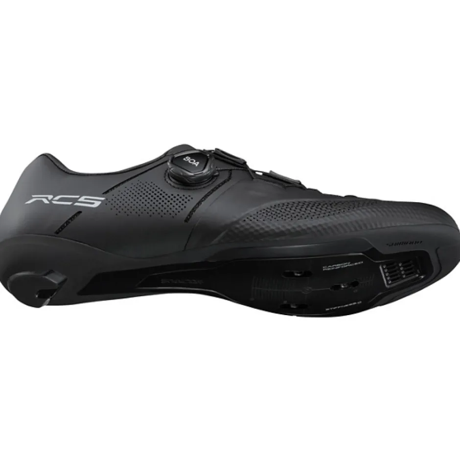 Klikschoenen|Wielrenschoenen < Shimano SH-RC3 Racefietsschoenen Heren - Zwart