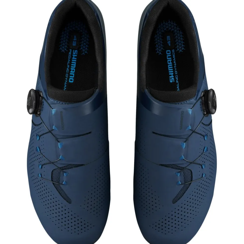 Shimano SH-RC302 Racefietsschoenen Heren - Wide - Navy