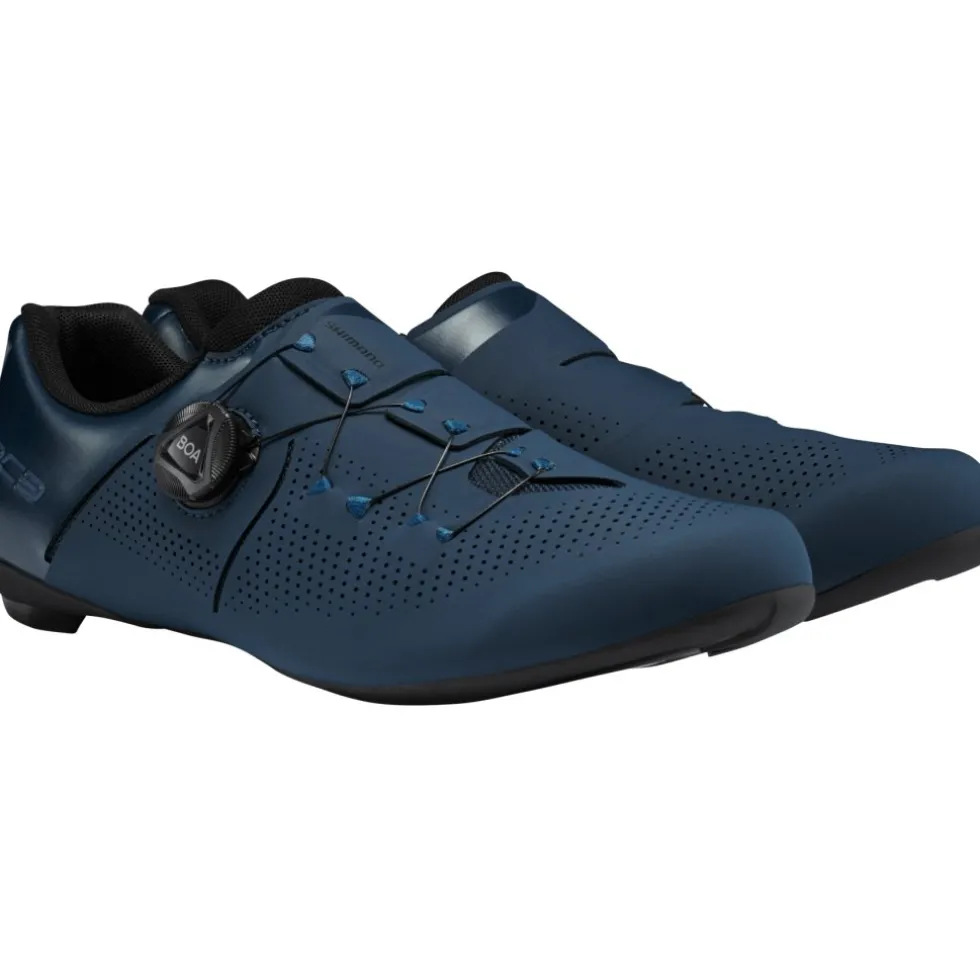 Shimano SH-RC302 Racefietsschoenen Heren - Wide - Navy