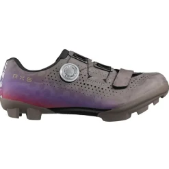 Shimano SH-RX600 Gravel Bike Schoenen Dames - Grijs/Paars