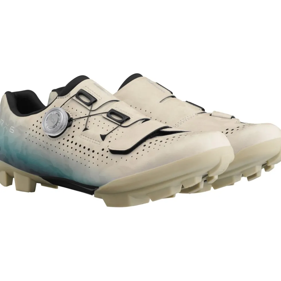 Shimano SH-RX600 Gravel Bike Schoenen Heren - Beige/Blauw