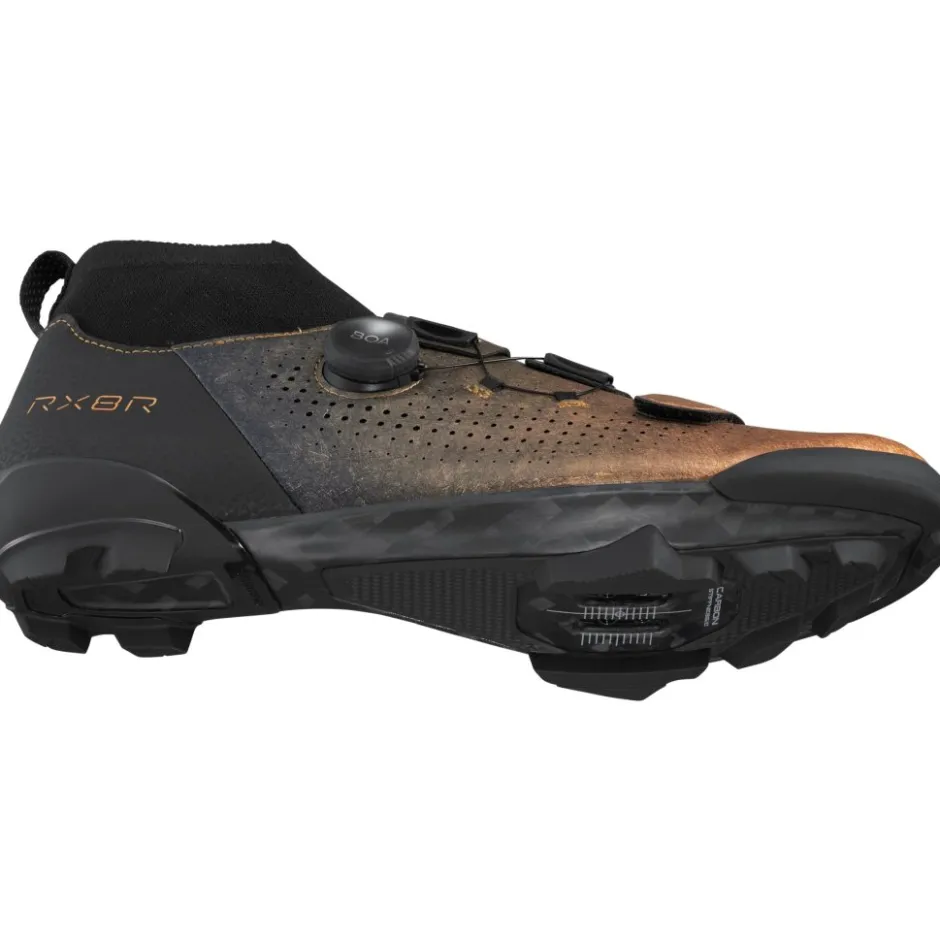 Gravelschoenen|Gravel Schoenen < Shimano SH-RX801R Gravel Schoenen Heren - Metallic Orange