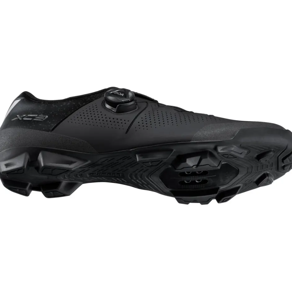 Klikschoenen|Mtb-Schoenen < Shimano SH-XC302 Fietsschoenen Heren - Breed - Zwart