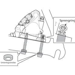Shimano SM-MA Remklauw Adapter - Flatmount to Flatmount | R160D/D (+20mm)