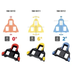 Schoenplaatjes < Shimano SM-SH10 Schoenplaatjes (paar) - SPD-SL | 0° (fest)