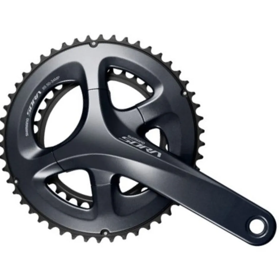 Crankstellen < Shimano Sora FC-R3000 Crankset 50/34 - without Chain Guard - 2x9-speed