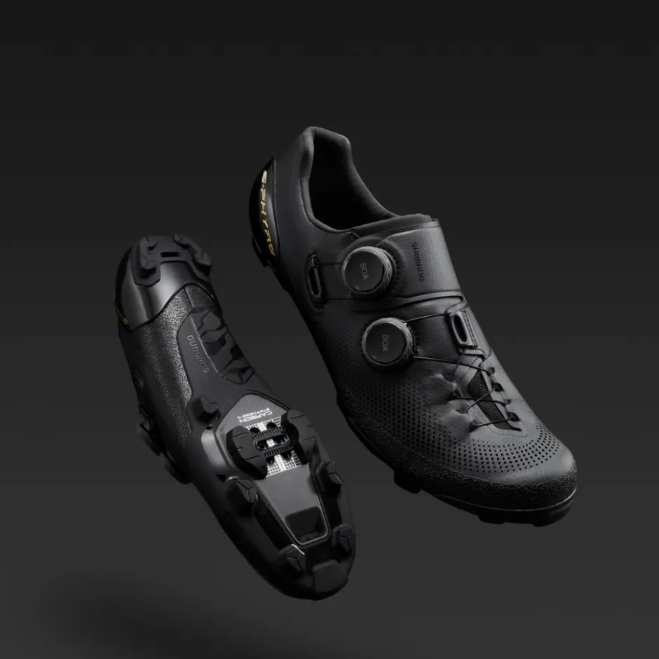 Klikschoenen|Gravelschoenen < Shimano S-Phyre SH-RX910 Gravel Schoenen Heren - Zwart